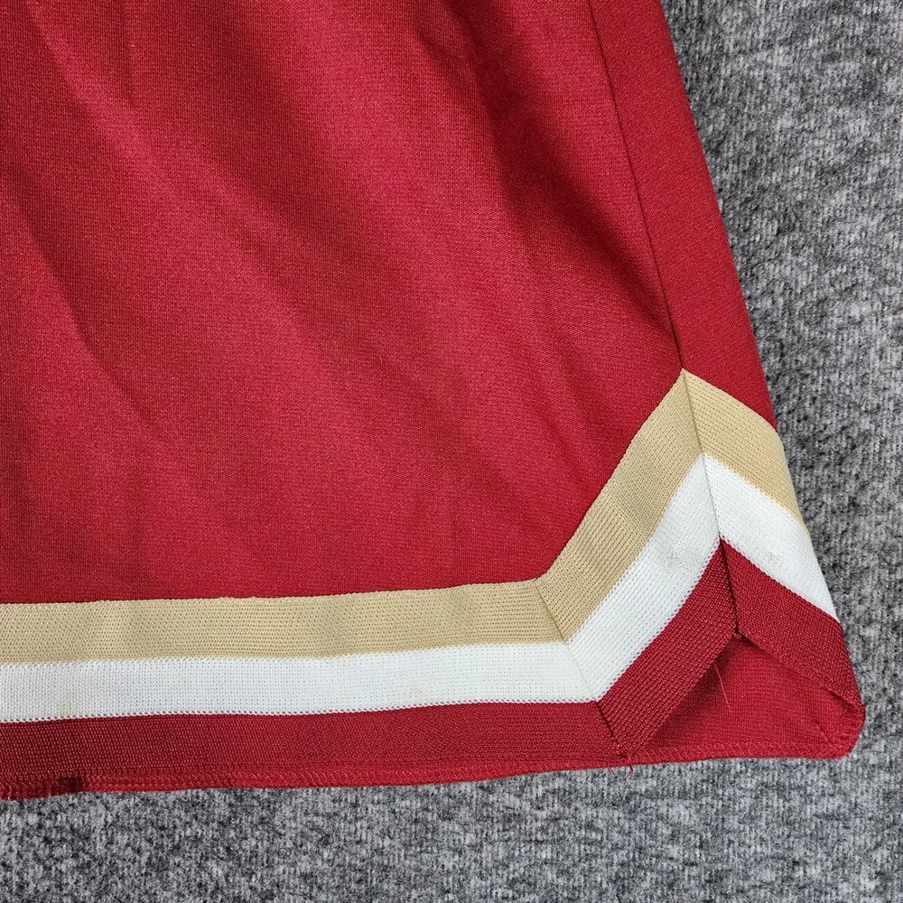 Varsity Cheer Uniform Set Girls Kids L SGMS Maroon Gold Athletic Varsity EUC